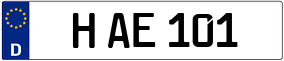 Truck License Plate